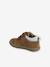 Pair of Soft Leather Boots for Babies, Designed for First Steps beige+blue+brown+chocolate+electric blue+green+ochre+sage green+set beige+set brown+set green - vertbaudet enfant 