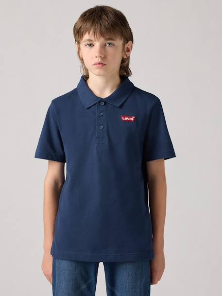 Polo shirt LEVI'S boy's short sleeves navy blue+white - vertbaudet enfant 