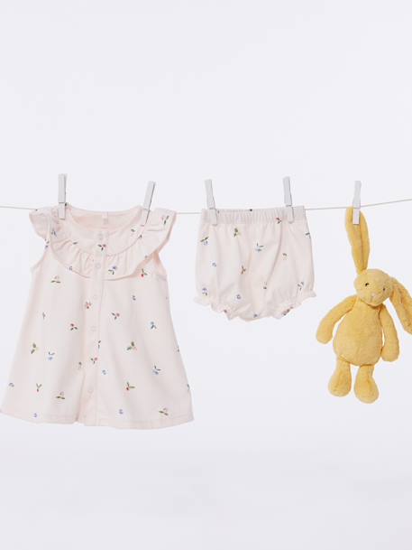 Robe bébé + bloomer imprimés fruits blush - vertbaudet enfant 