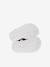 Sandales scratchées cuir bébé bout fermé blanc+lot rose - vertbaudet enfant 