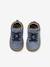 Soft Leather Lace-Up Boots, Designed for First Steps blue+camel+khaki+navy blue+set blue - vertbaudet enfant 