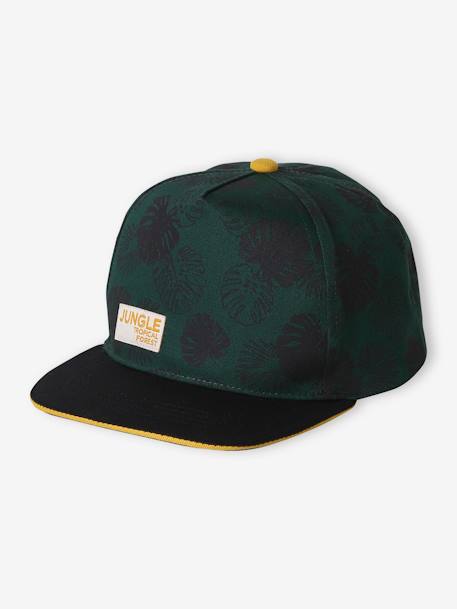 Casquette « Jungle » garçon vert imprimé - vertbaudet enfant 