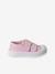 Hook-&-Loop Canvas Trainers for Babies - Made in France fuchsia+rose - vertbaudet enfant 
