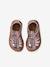Sandales scratchées cuir bébé bout fermé blanc+lot rose - vertbaudet enfant 