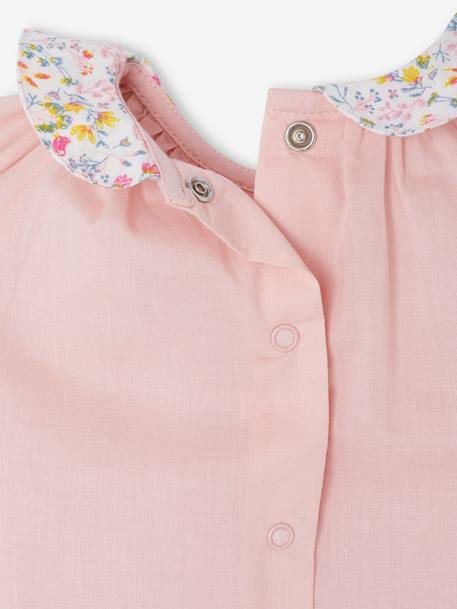 Floral sleepsuit and T-shirt set rose - vertbaudet enfant 