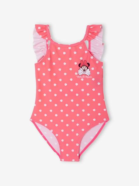 Minnie Mouse Swimsuit with Dotted Print, Disney® rose - vertbaudet enfant 
