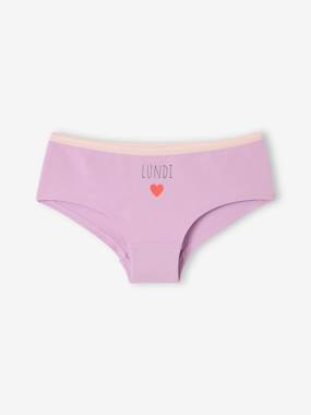 Fille-Lot 7 shorties semainier fille