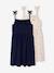 Lot de 2 robes fille à bretelles marine - vertbaudet enfant 