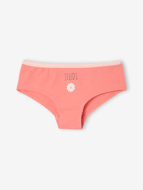 Pack of 7 Shorties for Girls rose - vertbaudet enfant 