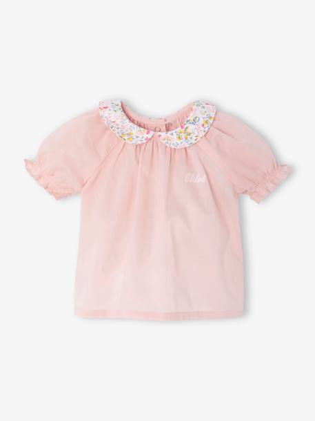 Floral sleepsuit and T-shirt set rose - vertbaudet enfant 