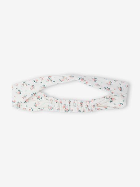 Ensemble bébé naissance 3 pièces robe legging et bandeau nude imprimé - vertbaudet enfant 