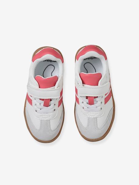 Lace-up & Hook-&-Loop Trainers for Children, Designed for Autonomy raspberry pink - vertbaudet enfant 