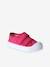 Hook-&-Loop Canvas Trainers for Babies - Made in France fuchsia+rose - vertbaudet enfant 
