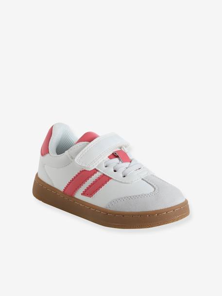 Lace-up & Hook-&-Loop Trainers for Children, Designed for Autonomy raspberry pink - vertbaudet enfant 