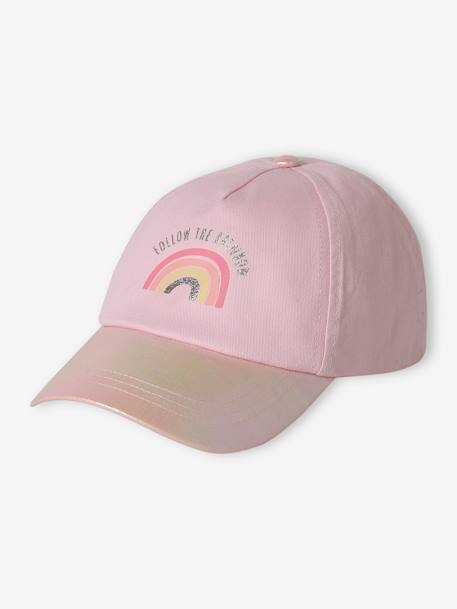 Rainbow Cap for Girls pale pink - vertbaudet enfant 