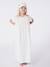 Nightie & Tiara for Children, PETIT BATEAU white - vertbaudet enfant 