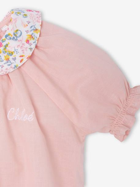 Floral sleepsuit and T-shirt set rose - vertbaudet enfant 