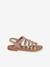 Multi-Strap Leather Sandals for Girls, Designed for Autonomy 6510+caramel+multicoloured - vertbaudet enfant 