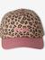 Leopard Print Cap for Girls blush - vertbaudet enfant 