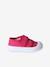 Hook-&-Loop Canvas Trainers for Babies - Made in France fuchsia+rose - vertbaudet enfant 