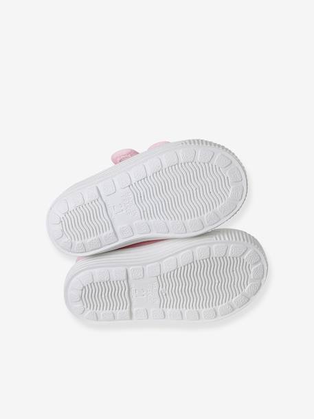 Hook-&-Loop Canvas Trainers for Babies - Made in France fuchsia+rose - vertbaudet enfant 