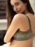 Non-Wired Pregnancy & Nursing Bra, Dahlia by CACHE COEUR khaki - vertbaudet enfant 