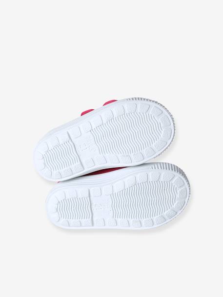 Hook-&-Loop Canvas Trainers for Babies - Made in France fuchsia+rose - vertbaudet enfant 