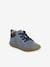 Soft Leather Lace-Up Boots, Designed for First Steps blue+camel+khaki+navy blue+set blue - vertbaudet enfant 