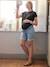 Denim Bermuda Shorts for Maternity double stone - vertbaudet enfant 