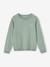 Pull fille personnalisable mandarine+marine+pivoine+vert de gris - vertbaudet enfant 