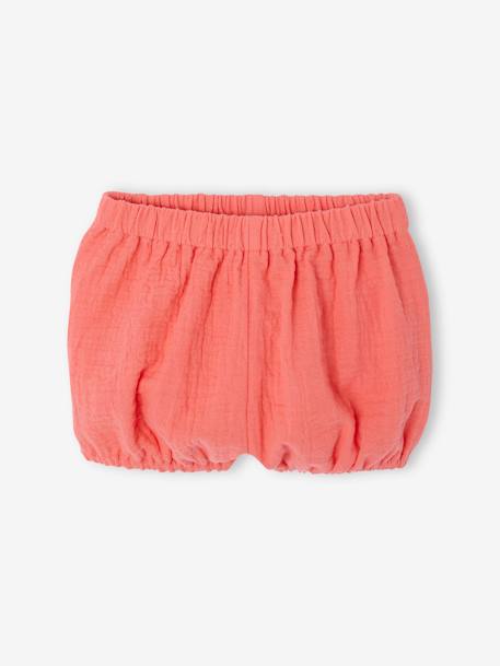 Pack of 2 baby pyjamas shorts fluorescent coral - vertbaudet enfant 