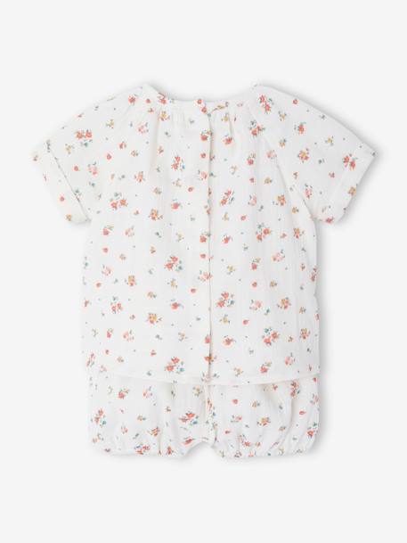 Pack of 2 baby pyjamas shorts fluorescent coral - vertbaudet enfant 