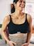 Organic Cotton* Bra for Maternity & Nursing, Homewear black - vertbaudet enfant 