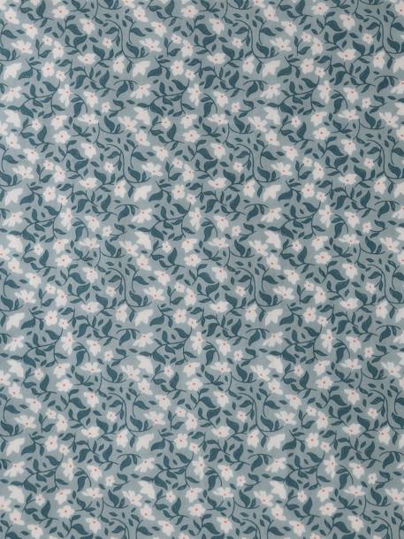 Floral Print Scarf for Girls ecru+grey blue - vertbaudet enfant 