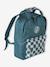 Chequered Backpack for Boys aqua green - vertbaudet enfant 