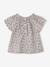 Printed floral baby blouse ecru - vertbaudet enfant 