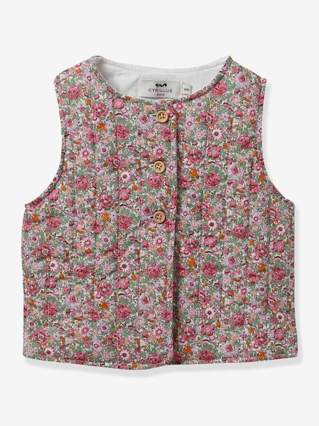Baby CYRILLUS Liberty® fabric jacket printed pink - vertbaudet enfant 