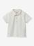 Baby's pique knit polo shirt - Organic cotton CYRILLUS ecru - vertbaudet enfant 