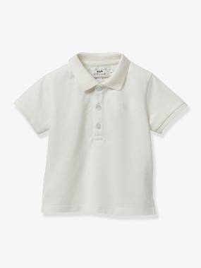 Bébé-Polo en maille piquée bébé - Coton biologique