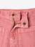 Girls' shorts with patch pockets rose+vanilla - vertbaudet enfant 