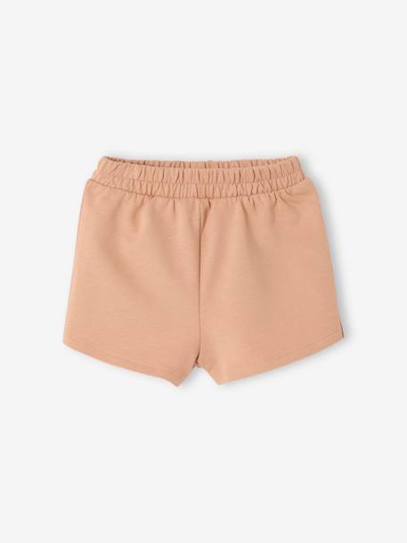 Pack of 2 lightweight fleece shorts for newborns clay beige - vertbaudet enfant 