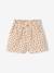 Leopard Print Shorts in Cotton Gauze for Babies vanilla - vertbaudet enfant 