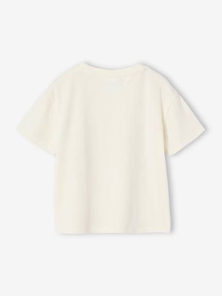 Pokemon® Pikachu & Eevee T-Shirt for Girls ecru - vertbaudet enfant 