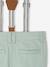 Pantalon bébé à bretelles amovibles vert sauge - vertbaudet enfant 