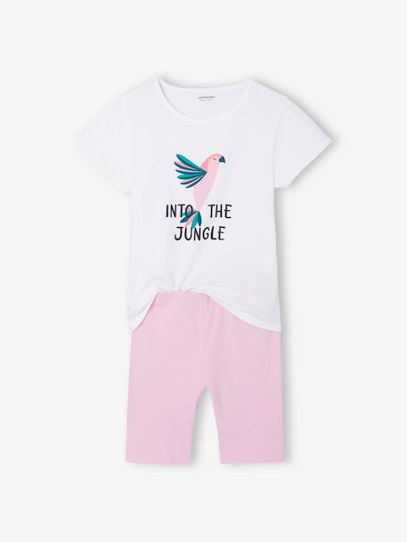 Pack of 2 Pyjamas for Girls, Cycling turquoise - vertbaudet enfant 