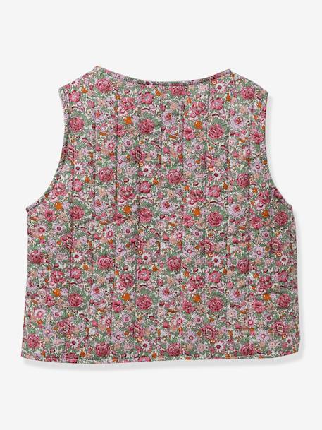 Baby CYRILLUS Liberty® fabric jacket printed pink - vertbaudet enfant 