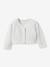 Cardigan court fille - coton biologique- collection fêtes et mariages écru - vertbaudet enfant 