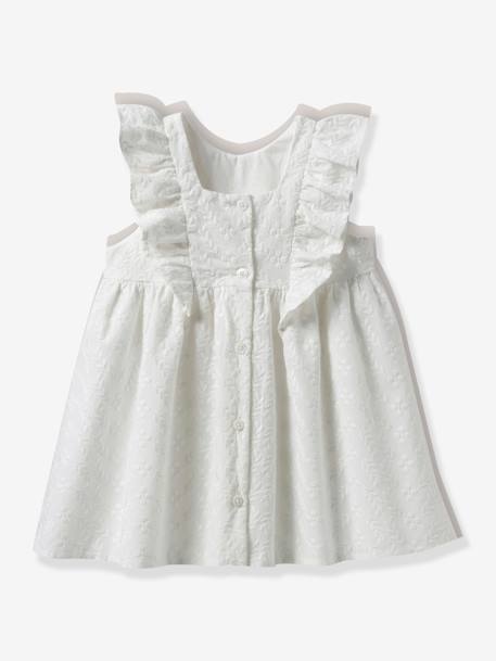Robe brodée Sarah fille - cortège Plume - écru - vertbaudet enfant 