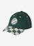 Chequered Cap for Boys aqua green - vertbaudet enfant 