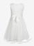 Party dress with pearls and flowers Happy Girls for girl ecru - vertbaudet enfant 